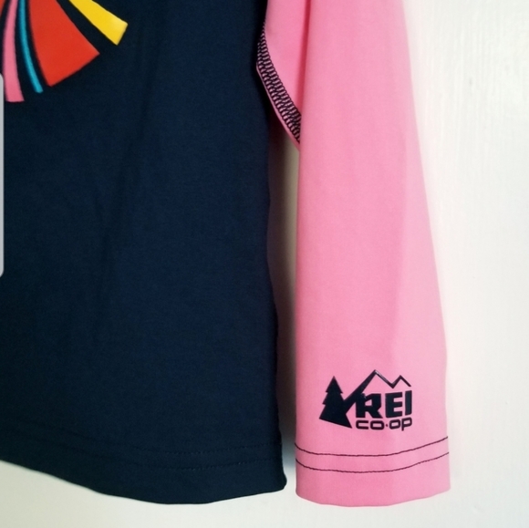 REI Sol Child Girl's Long Sleeve Swim Rashguard Top Size 4-5Y - Picture 5 of 11